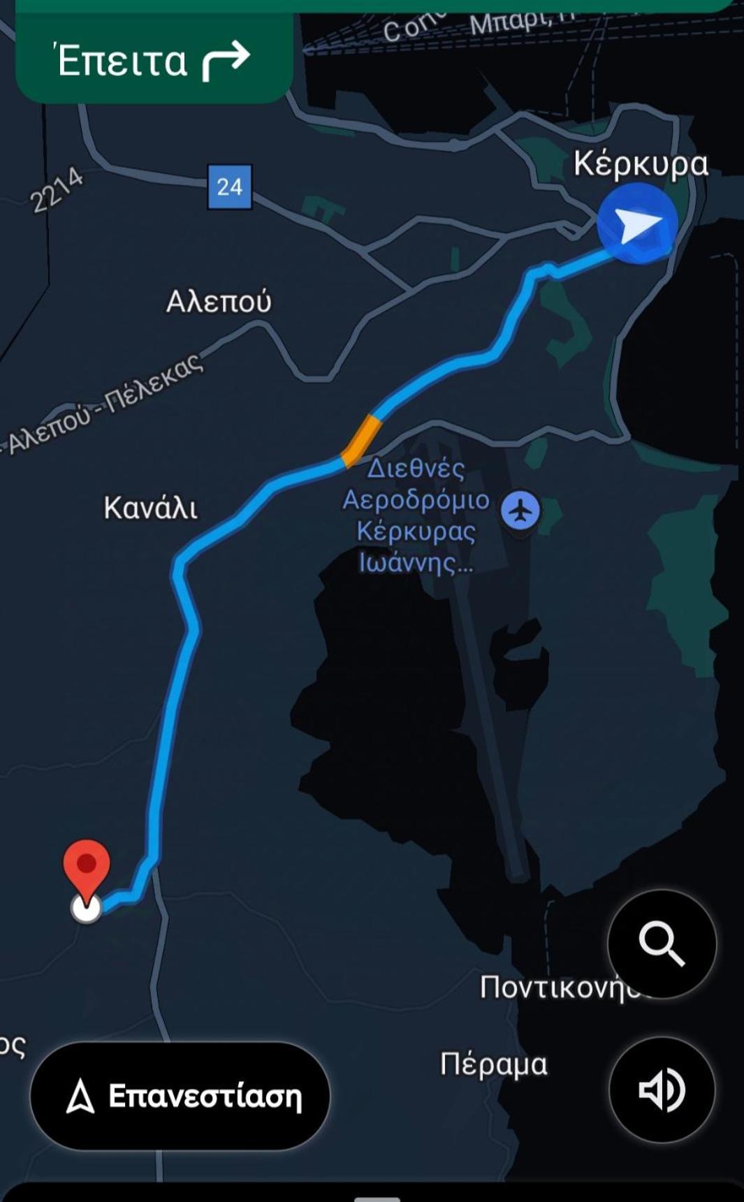 Niki Thalia Corfu Viros Apartment 1 Kastanéa Zewnętrze zdjęcie